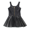 Subblime - 957667 Robe En Cuir Avec Fermeture Éclair Coeur Noir S/M